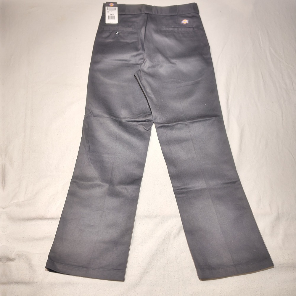 Dickies Mens 874 Work Pants 34x32 Black Twill Original Fit Straight Leg P874BK - Picture 7 of 10